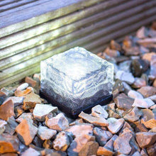 Load image into Gallery viewer, Solar-powered Glass Brick Path Light - Heavy Duty Outdoor Lights!